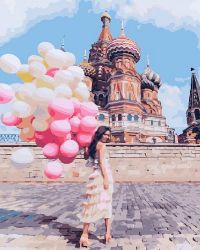 GX28867 Картина по номерам PAINTBOY "На площади с шарами"