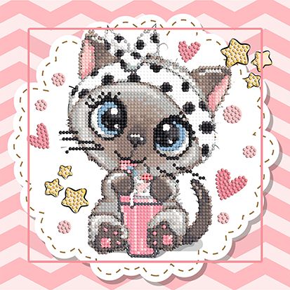 БСА25-120 Алмазная вышивка ТМ Наследие "Котя 2"