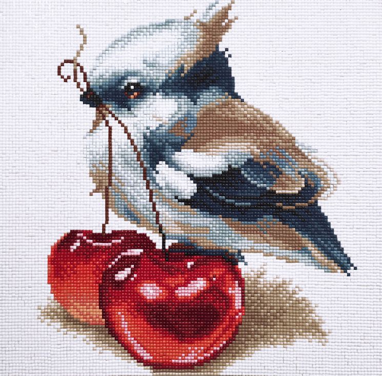 М-004 Алмазная мозаика Овен "Пернатый гурман"