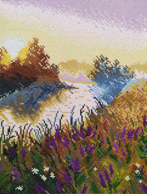 М-005 Алмазная мозаика Овен "Туманное утро"