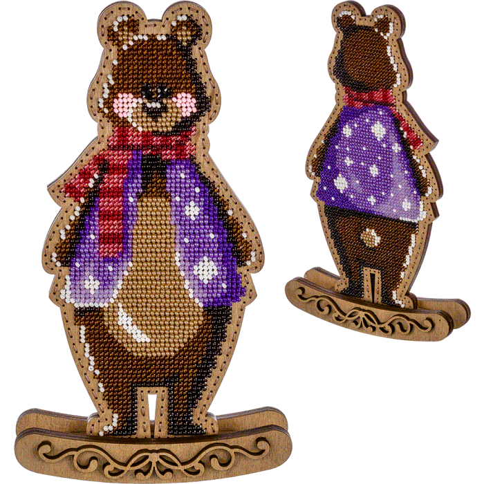 Набор для вышивания бисером по дереву ВОЛШЕБНАЯ  СТРАНА FLK-289, 9.5*20см