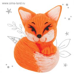 4162843 Брошь из полимерной глины своими руками "Пушистая лиса" Школа талантов