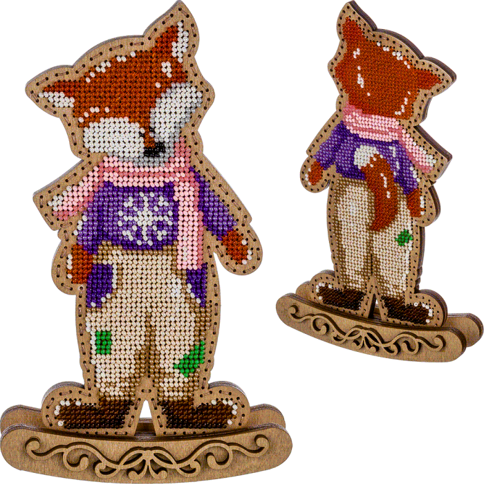 Набор для вышивания бисером по дереву ВОЛШЕБНАЯ  СТРАНА FLK-291, 9.5*19.5см