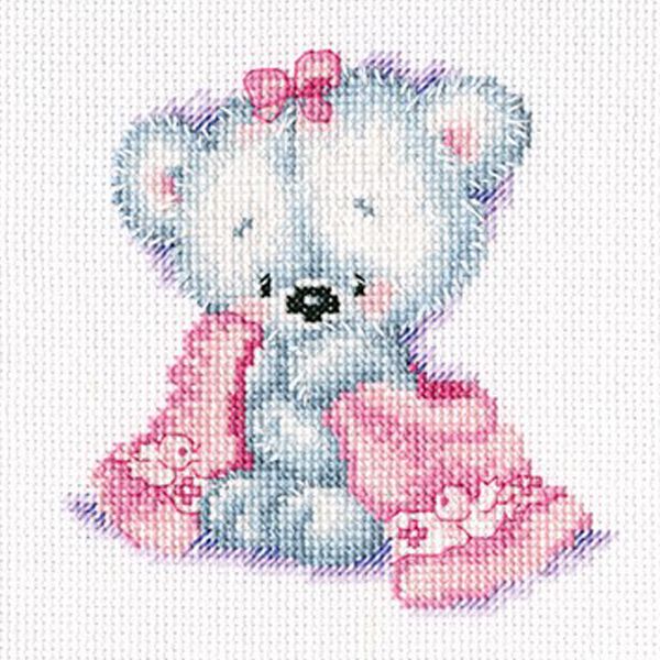 Набор для вышивания крестом РТО "Мишка-малышка" C219