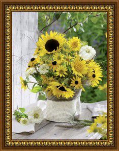 Алмазная мозаика DIY "Солнечное настроение" G-066