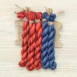 НМул-МГ121-1-2282 Набор ниток OwlForest для схемы «Прописная буквица» (ПНК)