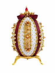 Набор для изготовления декоративного яйца ФИЛИГРИС "Будуар-3", 11 см, FS-021