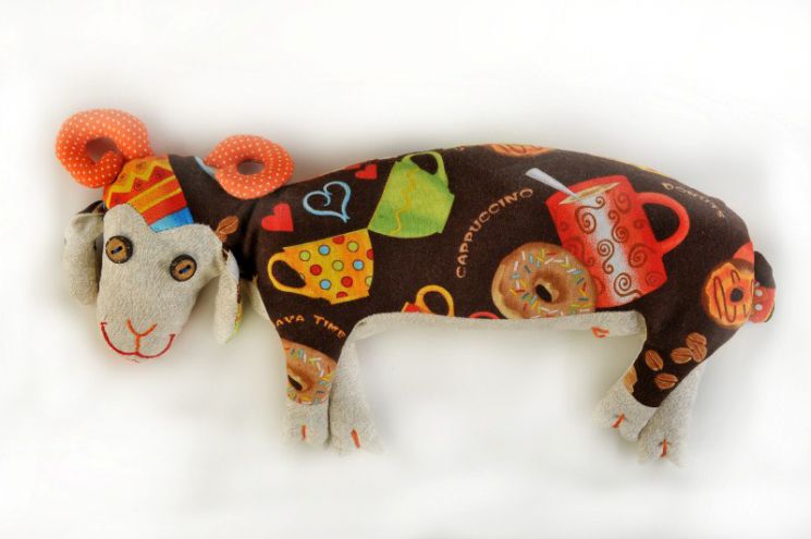 Набор для изготовления текстильной игрушки Перловка "Кофейный Барашек" КП 205