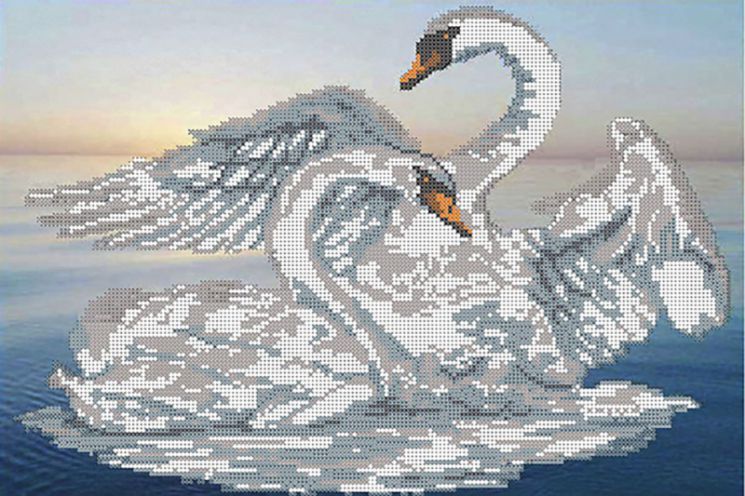 НКБ-061 Набор для вышивания бисером ТМ Наследие "Вечная любовь"