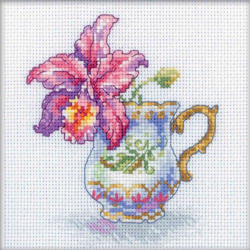 Набор для вышивания крестом РТО "Чашка и орхидея" ЕН305