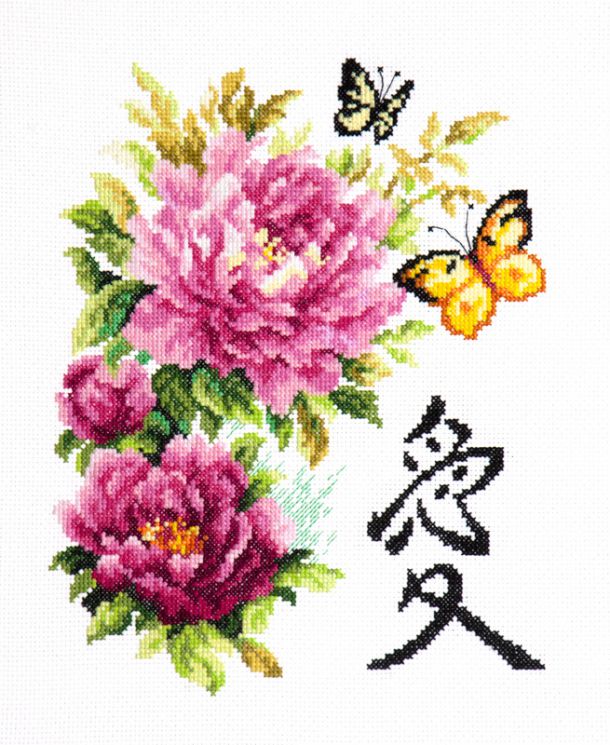 Набор для вышивания крестом Чудесная игла «Любовь» 87-01