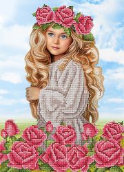 КБ-410 Схема для вышивания бисером ТМ Наследие "Ангелочек"