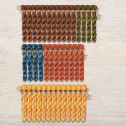 НМул-ИМП163-3362-5 Набор ниток OwlForest для схем «Индейские мотивы» (DMC) 5 цветов "Панно" 36 каунт в 2 нити