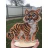 Набор для вышивания WoodStitch "Тигр", 18*19, SH-034