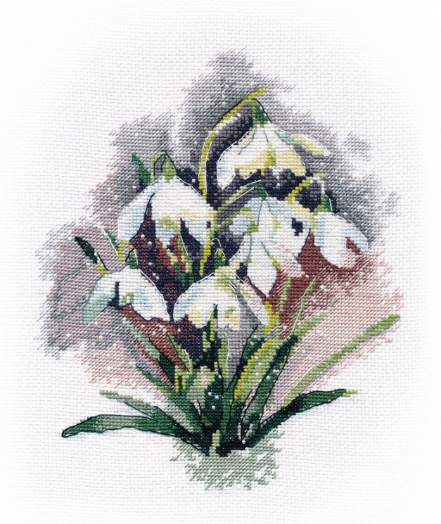 1292 Набор для вышивания Овен "Галантусы"