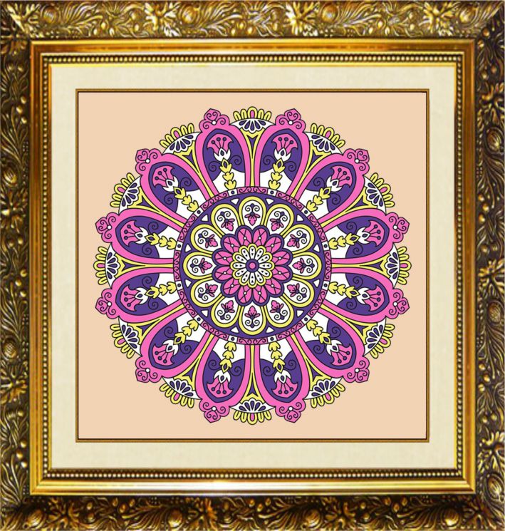 MD-006 Алмазная мозаика МИЛАТО "Мандала Любовь"