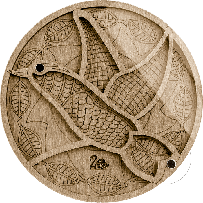 Органайзер для бисера с прозрачной крышкой ВОЛШЕБНАЯ  СТРАНА FLZB-023 14*14см, 9 ячеек