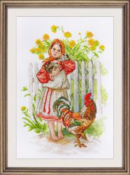 953 Набор для вышивания ОВЕН "Друзья"