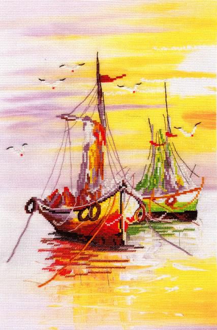 РК-013 Набор для вышивания Овен "Родная гавань 1"