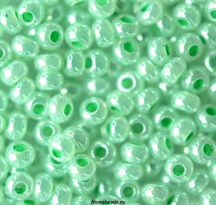 Бисер Preciosa 37356 мятный жемчужный