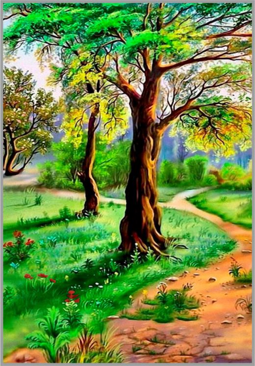 NR-71 Алмазная мозаика Милато "Летний парк"