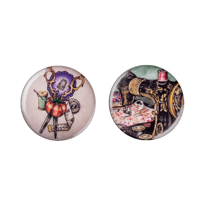 Магнитный двухсторонний держатель для игл ВОЛШЕБНАЯ  СТРАНА FLMH-060(M), 2.5см