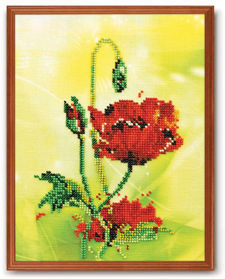 Набор для вышивания бисером КРОШЕ "Цветком невинным..." В-224