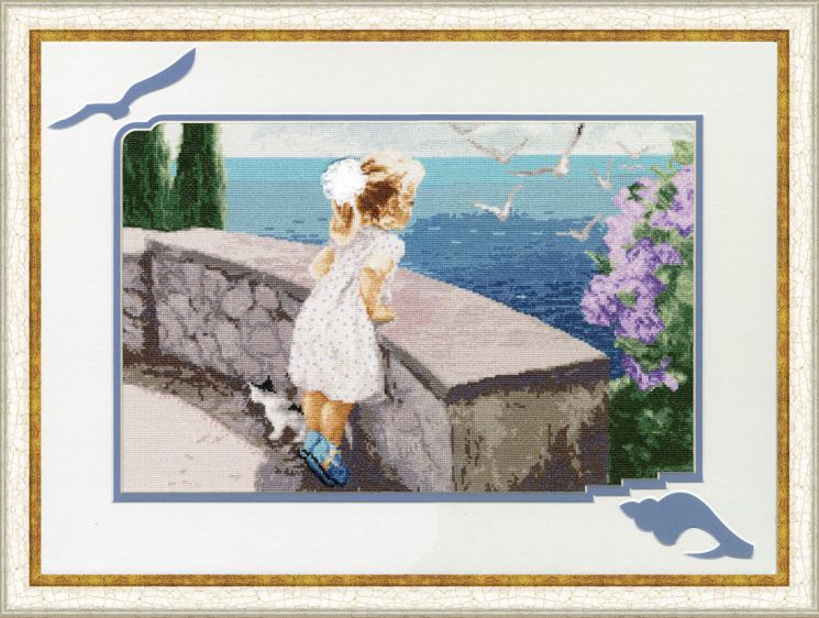 ЧМ-031 Набор для вышивания Золотое Руно "Запах моря"