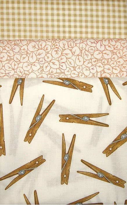 Набор из ткани для пэчворка (3 отреза)