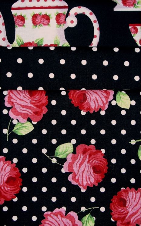 Набор из ткани для пэчворка (3 отреза)