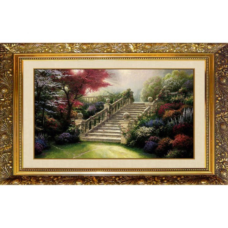 F-137 Алмазная мозаика Милато "Лестница в парк"