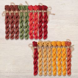 НМул-ЛКД209-3283 Набор ниток OwlForest для схемы «Летучий корабль. День» (DMC) 28 каунт в 3 нити