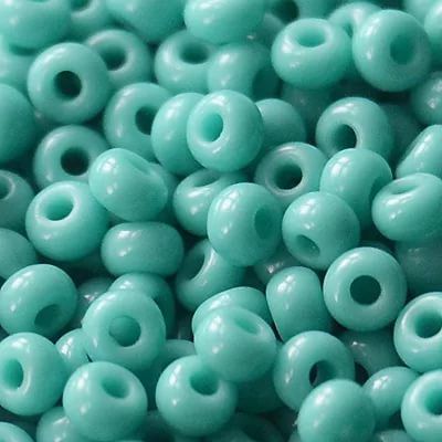 Бисер Preciosa 63130 светло-бирюзовый натуральный непрозрачный