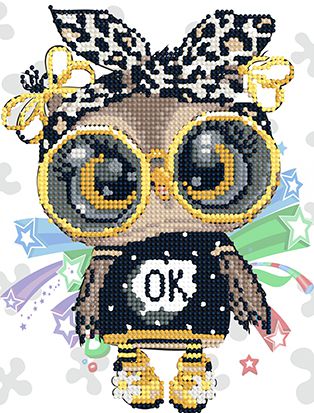 БСА4-095 Алмазная вышивка ТМ Наследие "Забавные животные 1"