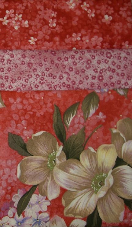 Набор из ткани для пэчворка (3 отреза)